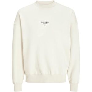 JACK & JONES Jjeurban Edge Studio Sweat Crew Noos, Antik vit, M JACK & JONES Jjeurban Edge Studio Sweat Crew Noos, Antik vit, M
