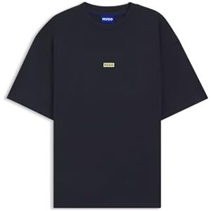 HUGO T-shirt för män, Mörkblå 406, XXL HUGO T-shirt för män, Mörkblå 406, XXL