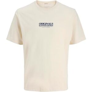 JACK & JONES Jortavira Pop Tee Ss Crew Neck Oc25, Antik vit, XXL JACK & JONES Jortavira Pop Tee Ss Crew Neck Oc25, Antik vit, XXL