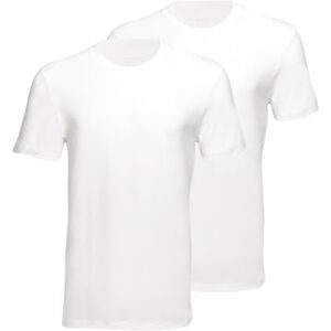 AllSaints Herrars Crew Neck T-shirts, ekologisk bomull, mjuka och andningsbara toppar, vit, set om 2, storlek L AllSaints Herrars Crew Neck T-shirts, ekologisk bomull, mjuka och andningsbara toppar, vit, set om 2, storlek L