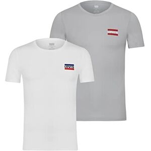 Levi's 2-Pack Crewneck Graphic Tee T-Shirt herr, Sportswear High-Rise / White+, S Levi's 2-Pack Crewneck Graphic Tee T-Shirt herr, Sportswear High-Rise / White+, S