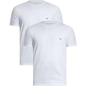 Giorgio Armani Herr CORE Logoband 2-pack rund hals t-shirt vit XXL normal, Vit/vit, XXL Giorgio Armani Herr CORE Logoband 2-pack rund hals t-shirt vit XXL normal, Vit/vit, XXL