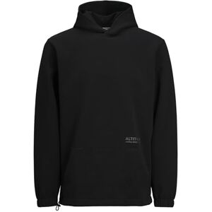 JACK & JONES JCOALTITUDE Sweat Hood SN, svart, S JACK & JONES JCOALTITUDE Sweat Hood SN, svart, S