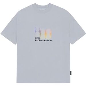 JACK & JONES Jcocalma Tee Ss Crew Neck FST, Grå gryning, M JACK & JONES Jcocalma Tee Ss Crew Neck FST, Grå gryning, M