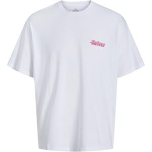 JACK & JONES Jorbotaniq Tee Ss Crew Neck Tg, Ljus vit, L JACK & JONES Jorbotaniq Tee Ss Crew Neck Tg, Ljus vit, L