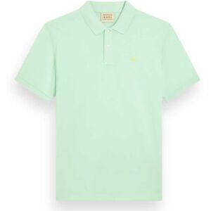 Scotch & Soda Essential Organic Cotton Pique Polo Shirt, Seafoam 0514, XXL Scotch & Soda Essential Organic Cotton Pique Polo Shirt, Seafoam 0514, XXL