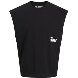 JACK & JONES Jcodynamic ärmlös t-shirt crew neck, svart, XXL JACK & JONES Jcodynamic ärmlös t-shirt crew neck, svart, XXL