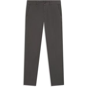 Boss Chino slim fit chinos för män i stretch-bomullssatin, Mörkgrå 020, 36W x 36L Boss Chino slim fit chinos för män i stretch-bomullssatin, Mörkgrå 020, 36W x 36L