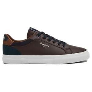 Pepe Jeans on Court lädersneakers bruna, BRUN, 44 EU Pepe Jeans on Court lädersneakers bruna, BRUN, 44 EU