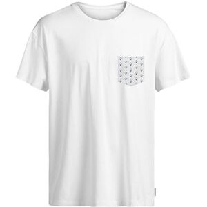 JACK & JONES Jjmatheo Tee Ss Crew Neck, Ljus vit, L JACK & JONES Jjmatheo Tee Ss Crew Neck, Ljus vit, L