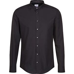 Seidensticker Långärmad herr med ståkrage strykfri affärsskjorta, Svart (svart 39), 42 SE Seidensticker Långärmad herr med ståkrage strykfri affärsskjorta, Svart (svart 39), 42 SE