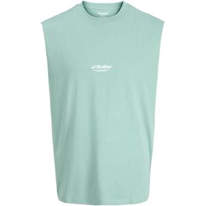 JACK & JONES Jjesoho ärmlös t-shirt Sn, Mineralblå, L JACK & JONES Jjesoho ärmlös t-shirt Sn, Mineralblå, L