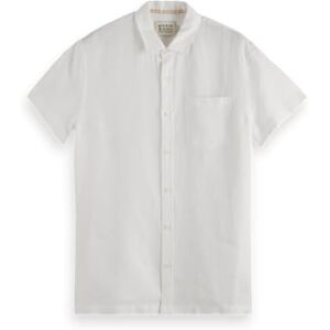 Scotch & Soda Core Linen skjorta, Off White 101, M Scotch & Soda Core Linen skjorta, Off White 101, M