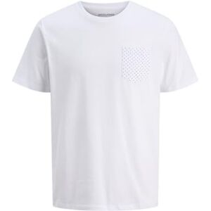JACK & JONES Jjmatheo Tee Ss Crew Neck, Vit, S JACK & JONES Jjmatheo Tee Ss Crew Neck, Vit, S