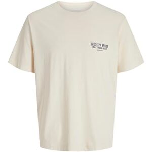 JACK & JONES Joryork Back Tee Ss Crew Neck, Antik vit, L JACK & JONES Joryork Back Tee Ss Crew Neck, Antik vit, L