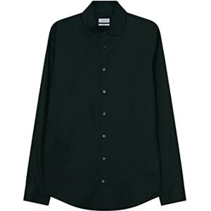 Seidensticker Silkesdekal herr affärströja – slim fit – strykfri – Kent krage – långärmad – 100% bomull, Grön, 36 Seidensticker Silkesdekal herr affärströja – slim fit – strykfri – Kent krage – långärmad – 100% bomull, Grön, 36