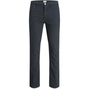 JACK & JONES Jprccmarco Jjfrank Chino byxa Noos, mörk marinblå, 32W x 34L JACK & JONES Jprccmarco Jjfrank Chino byxa Noos, mörk marinblå, 32W x 34L