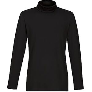 Trigema Långärmad skjorta med rullhals för män, Svart, XS Trigema Långärmad skjorta med rullhals för män, Svart, XS