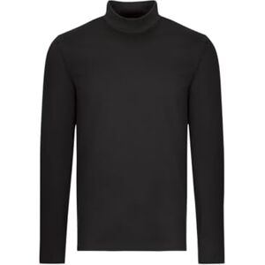 Trigema Långärmad herrskjorta med ståkrage, Svart (svart 008), 3XL Trigema Långärmad herrskjorta med ståkrage, Svart (svart 008), 3XL