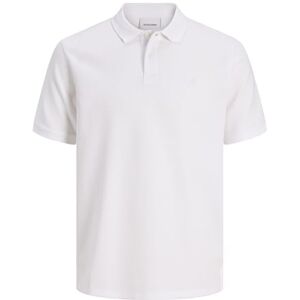 JACK & JONES Jjeaustin Polo Ss Noos, Vit, 3XL JACK & JONES Jjeaustin Polo Ss Noos, Vit, 3XL