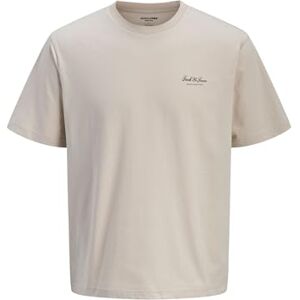 JACK & JONES Jjearchive Graphic Tee Ss O-Neck Noos, Moonbeam, XXL JACK & JONES Jjearchive Graphic Tee Ss O-Neck Noos, Moonbeam, XXL