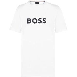 Boss Herr RN Beach_T_Shirt, White100, XS, vit100, XS Boss Herr RN Beach_T_Shirt, White100, XS, vit100, XS