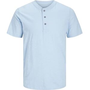 JACK & JONES Jprblunixs Henley Ss Tee Sn T-shirt, Cerulean, XS JACK & JONES Jprblunixs Henley Ss Tee Sn T-shirt, Cerulean, XS