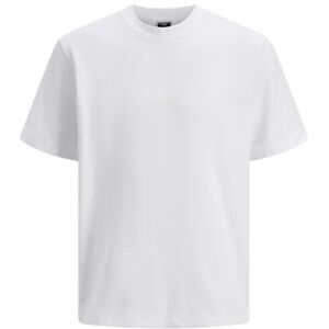 JACK & JONES Jcotarmac Fabric Tee Ss Crew Neck, Ljus vit, XL JACK & JONES Jcotarmac Fabric Tee Ss Crew Neck, Ljus vit, XL