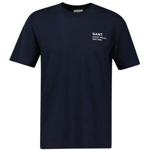 GANT SMALL GRAFISK SS T-skjorta, Kvällsblå, M GANT SMALL GRAFISK SS T-skjorta, Kvällsblå, M