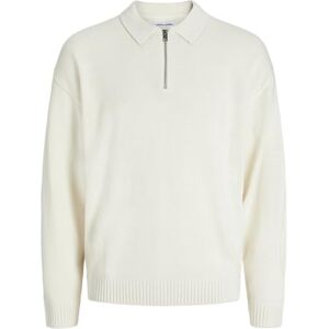 JACK & JONES Jjeurban Jack Knit Polo Ls Ln, Havssalt, XXL JACK & JONES Jjeurban Jack Knit Polo Ls Ln, Havssalt, XXL