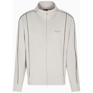 Giorgio Armani Herr långärmad sidologotyp dragkedja stängning, tröja, grå, XS, Vindklocka, XS Giorgio Armani Herr långärmad sidologotyp dragkedja stängning, tröja, grå, XS, Vindklocka, XS