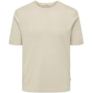 Only & Sons ONSWYLER Life REG 14 SS Knit, Silverfoder, M Only & Sons ONSWYLER Life REG 14 SS Knit, Silverfoder, M