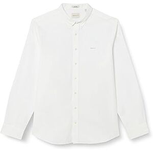 GANT Slim Pinpoint Oxford-skjorta för män, klassisk skjorta, vit, standard, Vit, XL GANT Slim Pinpoint Oxford-skjorta för män, klassisk skjorta, vit, standard, Vit, XL