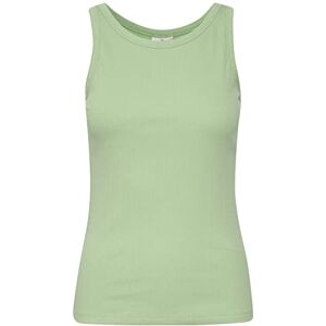 KAFFE Rib Tank Top Ärmlös Basic Shirt, Fair Green KAFFE Rib Tank Top Ärmlös Basic Shirt, Fair Green