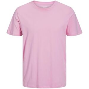JACK & JONES herr ekologisk basic kortärmad rund hals t-shirt (förpackning med 1), Prisma rosa, S JACK & JONES herr ekologisk basic kortärmad rund hals t-shirt (förpackning med 1), Prisma rosa, S
