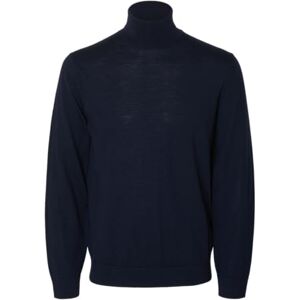 SELECTED HOMME SELETED HOMME SLHTRAY LS KNIT MERINO Roll NECK NOOS, marinblå blazer, M SELECTED HOMME SELETED HOMME SLHTRAY LS KNIT MERINO Roll NECK NOOS, marinblå blazer, M