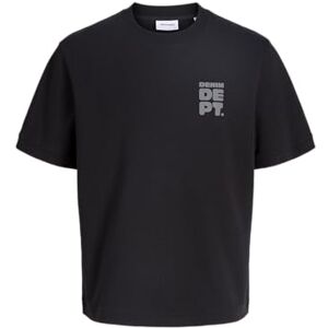 JACK & JONES Jjwinston Ss Sweat Crew Neck, svart, M JACK & JONES Jjwinston Ss Sweat Crew Neck, svart, M