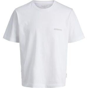 JACK & JONES Jcounion Back Print Jj Tee Ss Crew Neck, Ljus vit, L JACK & JONES Jcounion Back Print Jj Tee Ss Crew Neck, Ljus vit, L