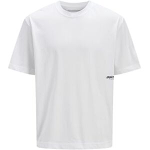 JACK & JONES Jcounion Small Print Tee Ss Crew Neck, Ljus vit, XL JACK & JONES Jcounion Small Print Tee Ss Crew Neck, Ljus vit, XL