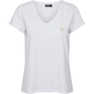 PIECES Pcmiu Ss T-Shirt Fc Bc, Ljus vit, XL PIECES Pcmiu Ss T-Shirt Fc Bc, Ljus vit, XL