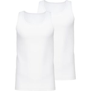 CALIDA Herr Natural Benefit T-shirt, 2-pack, Vit, 56 SE CALIDA Herr Natural Benefit T-shirt, 2-pack, Vit, 56 SE