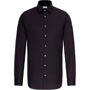 Seidensticker Silkesdekal herr affärströja – formad passform – strykfri – Kent krage – långärmad – 100% bomull, svart, 42 Seidensticker Silkesdekal herr affärströja – formad passform – strykfri – Kent krage – långärmad – 100% bomull, svart, 42