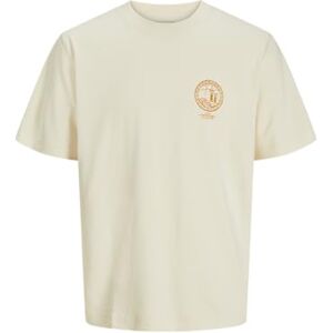 JACK & JONES Jorparos bröst-t-shirt Ss Crew Neck, Antik vit, XS JACK & JONES Jorparos bröst-t-shirt Ss Crew Neck, Antik vit, XS