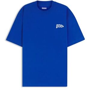 HUGO T-shirt för män, Öppen blå 493, XL HUGO T-shirt för män, Öppen blå 493, XL