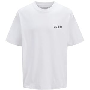 JACK & JONES Jcocnz Berlin grafisk t-shirt, Ljus vit, XXL JACK & JONES Jcocnz Berlin grafisk t-shirt, Ljus vit, XXL