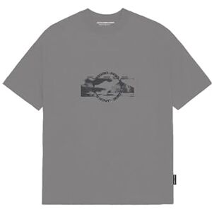 JACK & JONES Jcosago Tee Ss Crew Neck FST, Grå flanell, M JACK & JONES Jcosago Tee Ss Crew Neck FST, Grå flanell, M