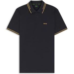 Boss Herr Paul Slim Fit pikétröja av stretchbomull med varumärke, Mörkblå401, 3XL Boss Herr Paul Slim Fit pikétröja av stretchbomull med varumärke, Mörkblå401, 3XL