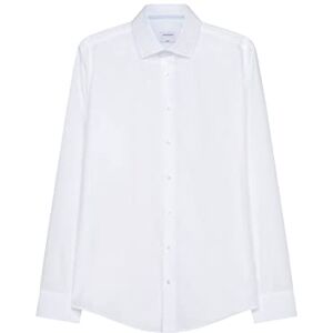 Seidensticker Herr Business Kent – Slim Fit – Kent krage – långärmad – 100% bomull, Vit, 42 SE Seidensticker Herr Business Kent – Slim Fit – Kent krage – långärmad – 100% bomull, Vit, 42 SE