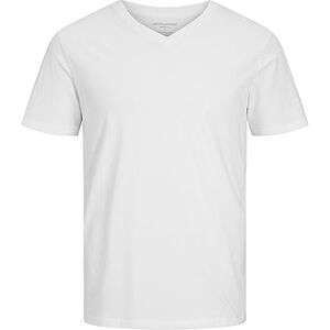 JACK & JONES JACK&JONES JJEORGANIC Basic Tee SS V-Neck NOOS T-shirt, vit, S JACK & JONES JACK&JONES JJEORGANIC Basic Tee SS V-Neck NOOS T-shirt, vit, S