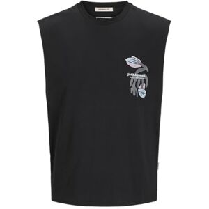 JACK & JONES Joralmeria ärmlös T-shirt Ss Crew Neck, svart, S JACK & JONES Joralmeria ärmlös T-shirt Ss Crew Neck, svart, S